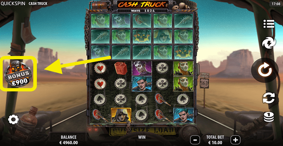 Cash Truck Buy Feature