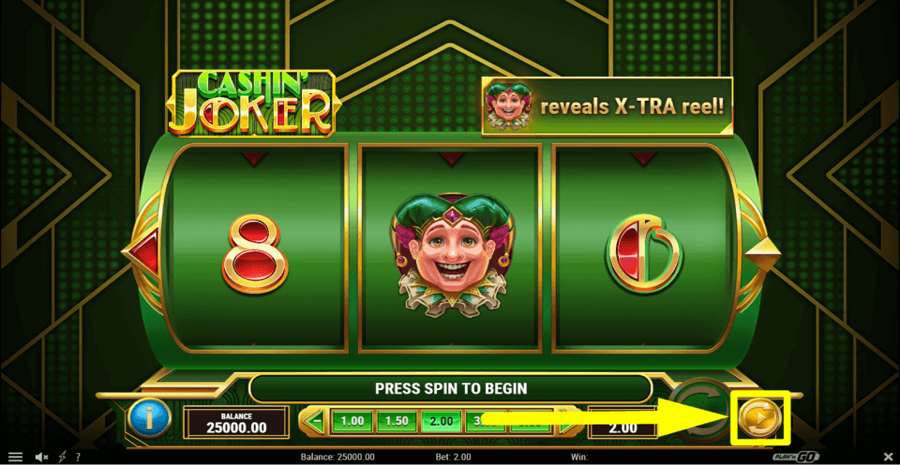 Cashin Joker Autoplay Feature