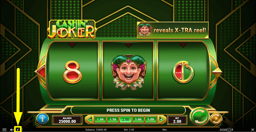 Cashin Joker Turbo Feature