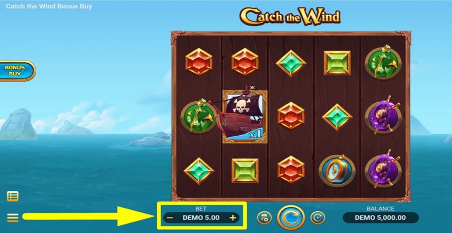 Catch The Wind Bonus Buy Bet Value