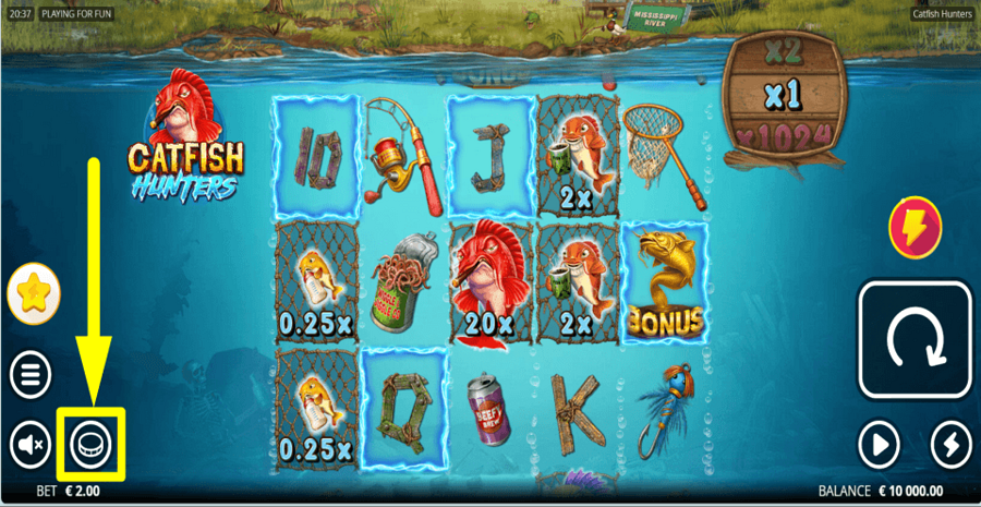 Catfish Hunters Bet Value