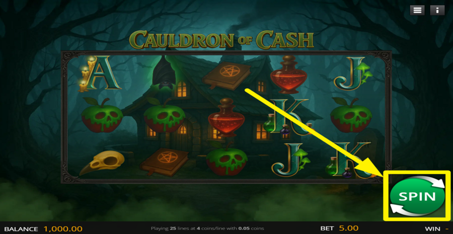 Cauldron Of Cash Spin