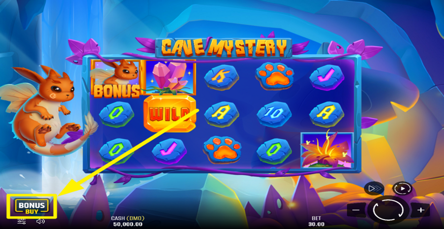 Cave Mystery Bonus Buy