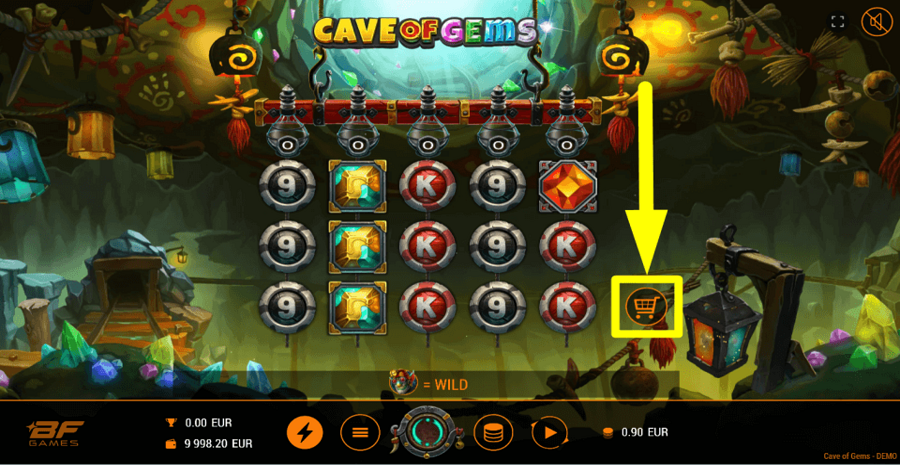 Cave Of Gems Buy Feature