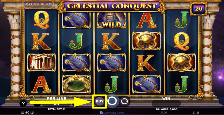 Celestial Conquest Buy Feature