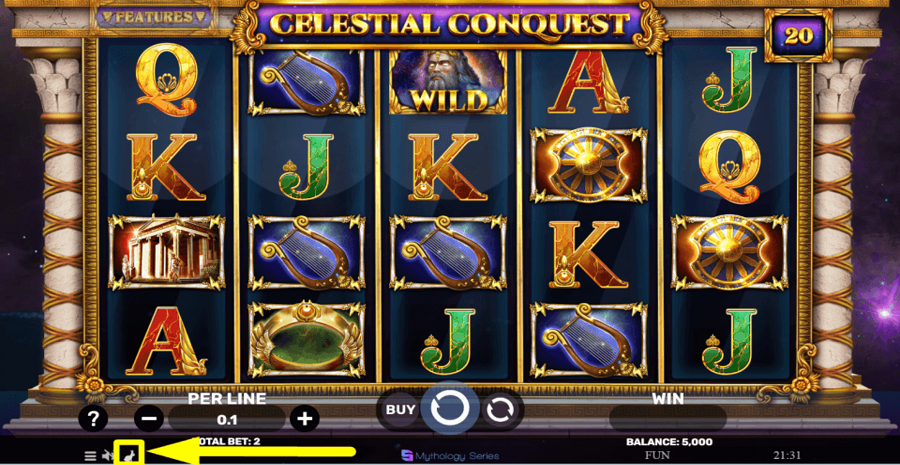 Celestial Conquest Turbo Feature