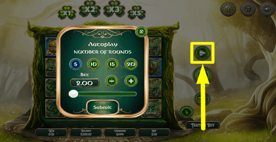 Celtic Bash Autoplay Feature