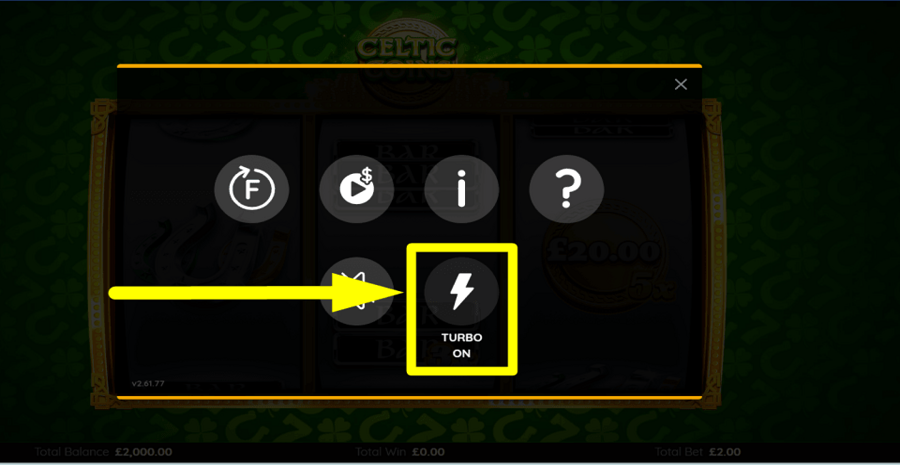 Celtic Coins Cashways Turbo Feature