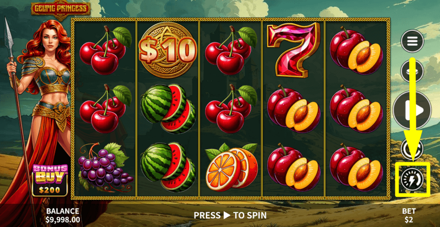 Celtic Princess Turbo Feature