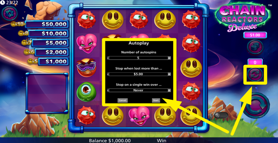 Chain Reactors Deluxe Autoplay