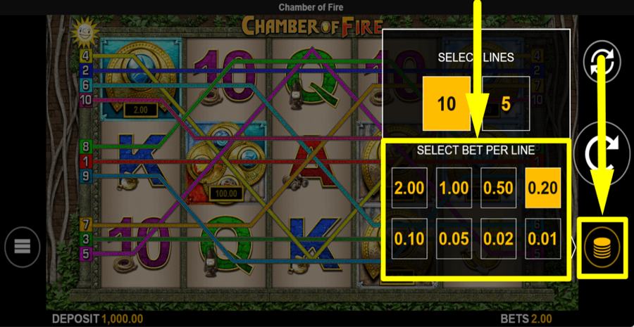 Chamber Of Fire Bet Value