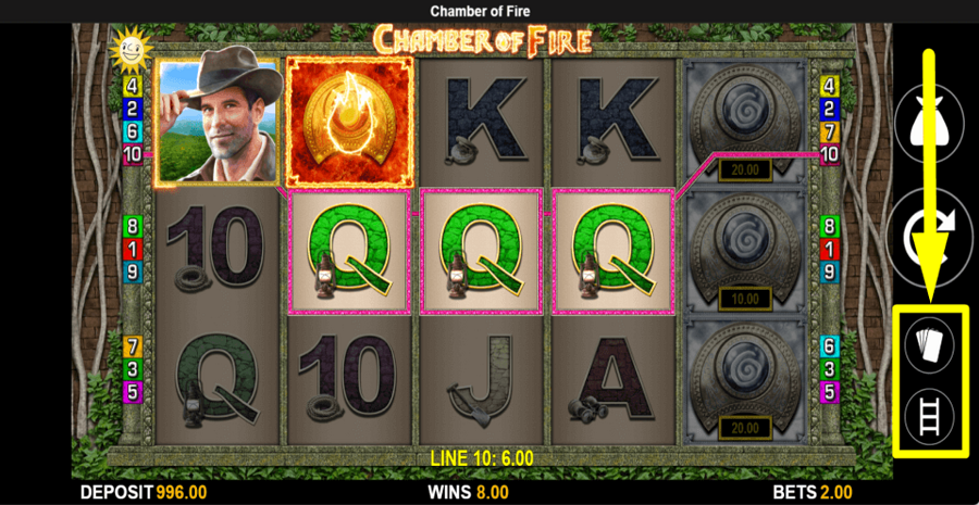 Chamber Of Fire Gamble Feature