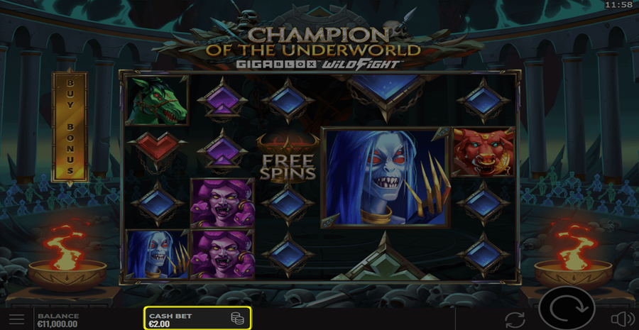 Champion Of The Underworld Bet Select