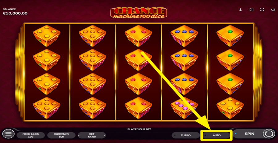 Chance Machine 100 Dice Autoplay
