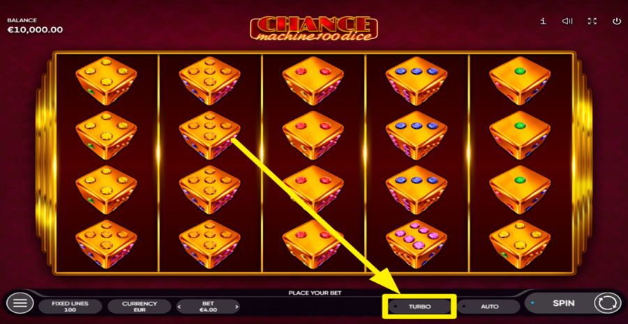 Chance Machine 100 Dice Turbo