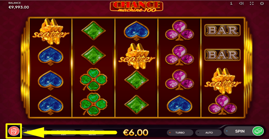 Chance Machine 100 Gamble Feature