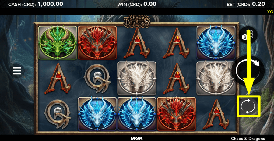 Chaos And Dragons Autoplay Feature