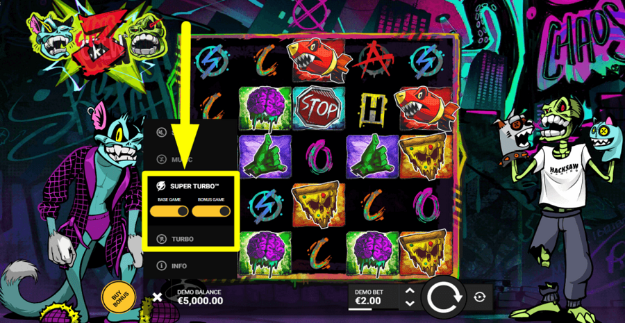 Chaos Crew 3 Turbo Feature