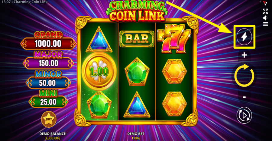 Charming Coin Link Turbo