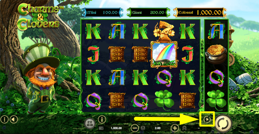 Charms And Clovers Autoplay Feature