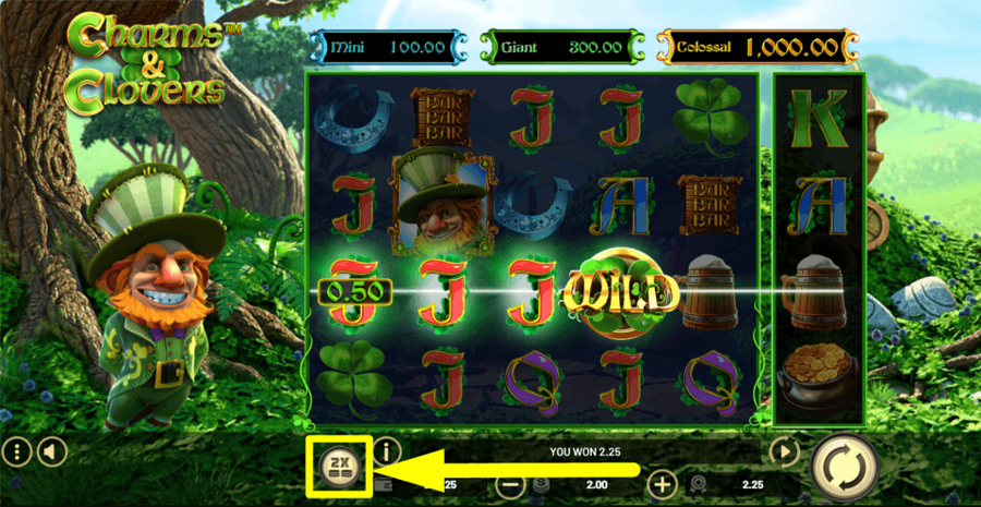 Charms And Clovers Double Up Feature