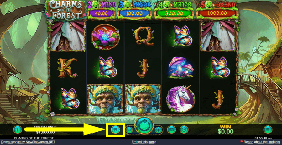Charms Of The Forest Turbo Feature
