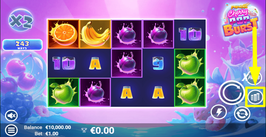 Cherrypop Burst Bet Value