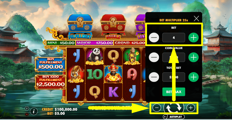 Chests Of Cai Shen 2 Bet Value