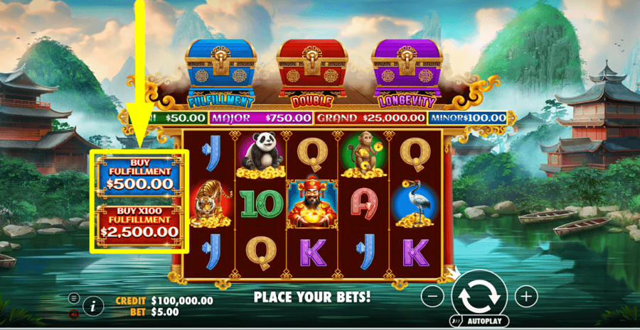Chests Of Cai Shen 2 Buy Feature