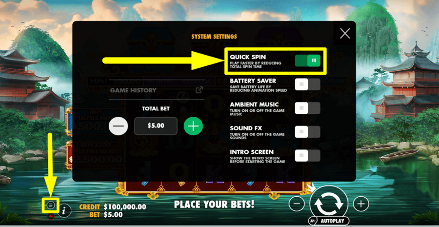 Chests Of Cai Shen 2 Turbo Feature