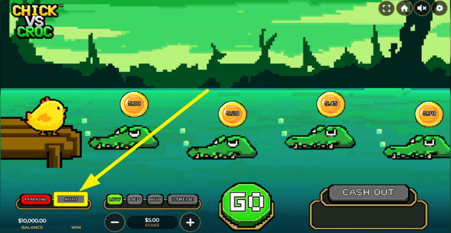 Chick Vs Croc Autoplay