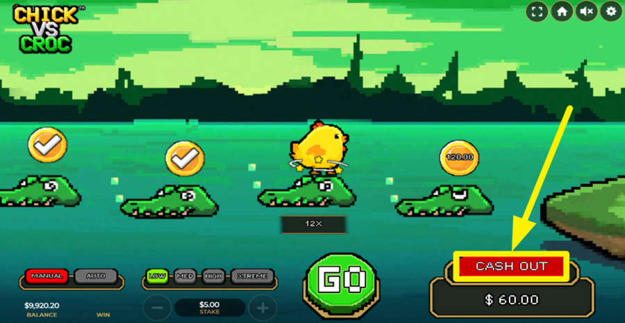 Chick Vs Croc Cashout