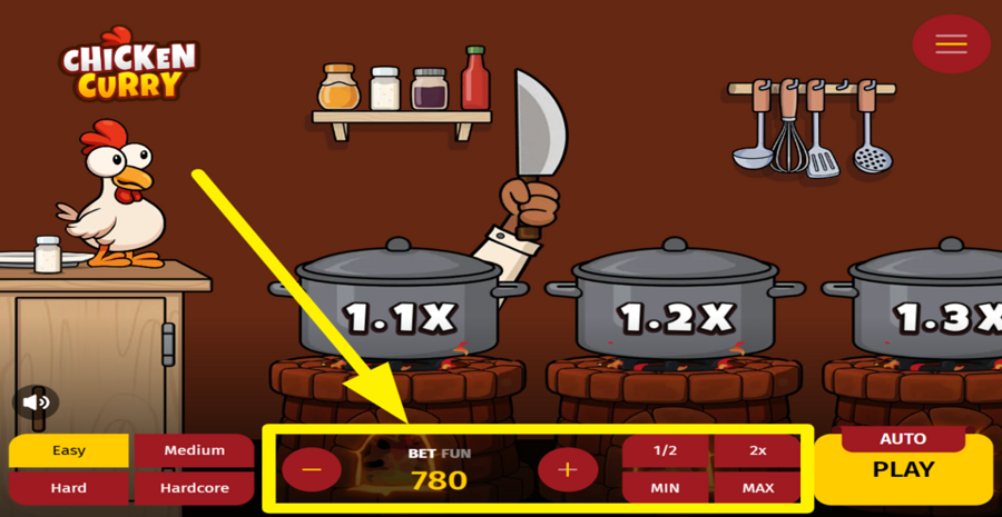 Chicken Curry Adjust Bet