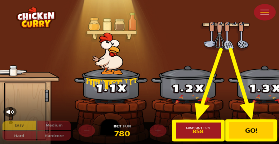 Chicken Curry Cashout Or Go