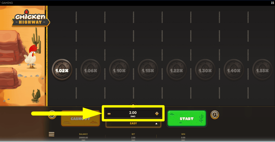 Chicken Highway Bet Value