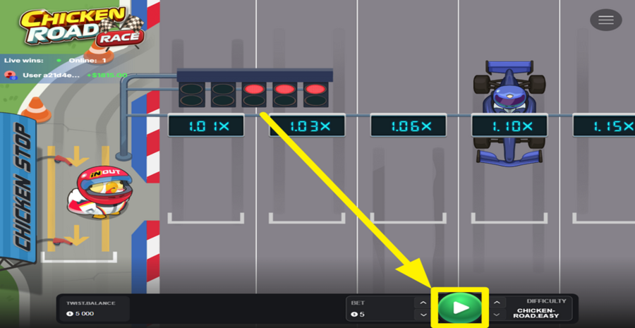 Chicken Road Race Demo - Reseña y Juego Gratis (95.5% RTP)