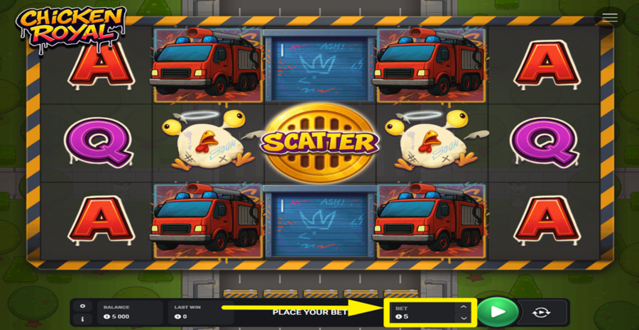 Chicken Royal Adjust Bet