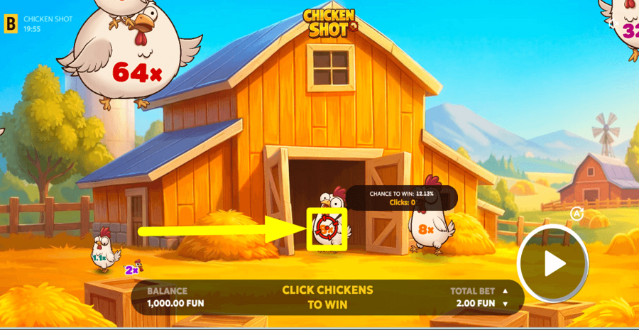 Chicken Shot Target Feature