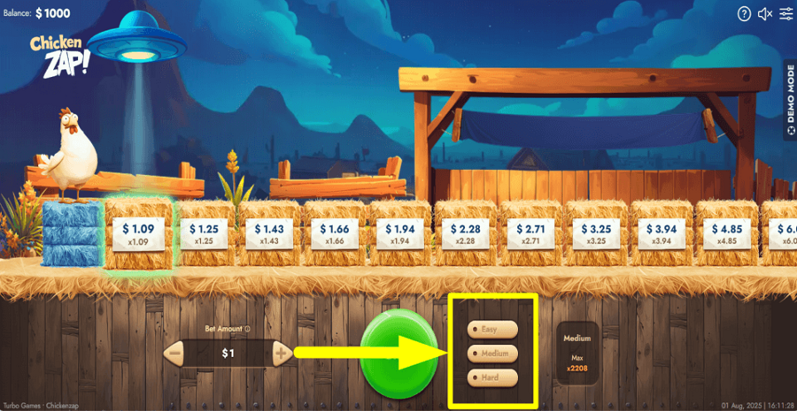 Chicken Zap Risk Feature