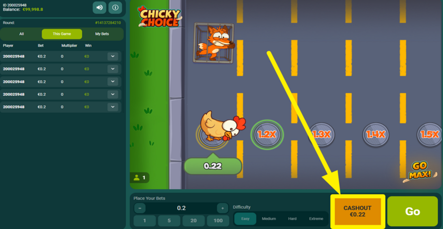 Chicky Choice Cash Out