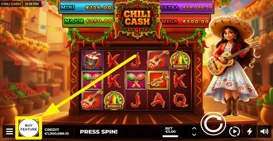 Chili Cash Buy Bonus