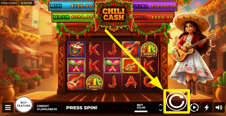 Chili Cash Spin