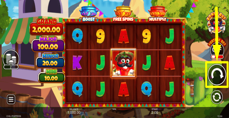 Chili Poppers Spin Button