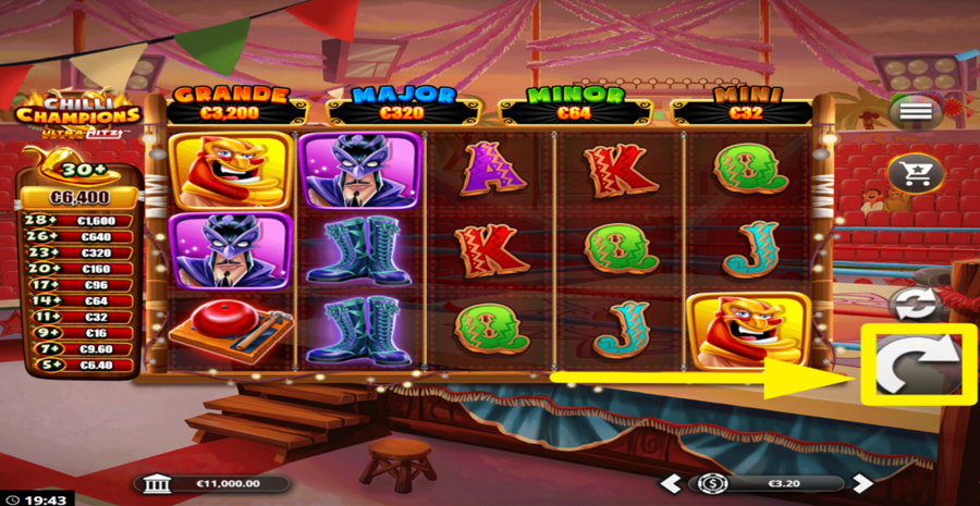 Chilli Champions Ultrahitz Spin Button