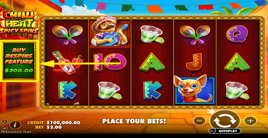 Chilli Heat Spicy Spins Buy Bonus