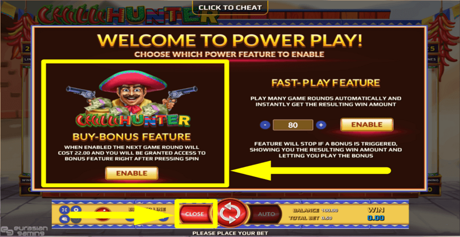 Chilli Hunter Buy Bonus Feature