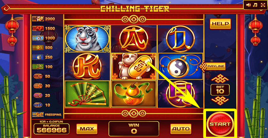 Chilling Tiger Spin
