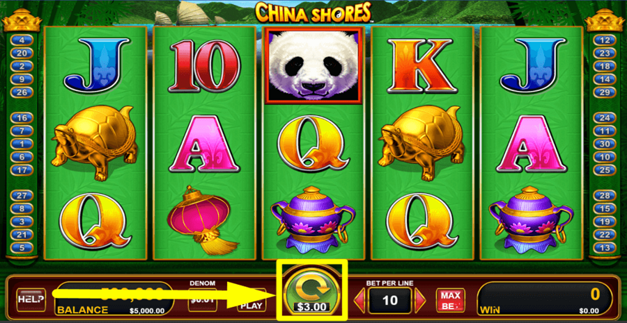 China Shores Spin Button