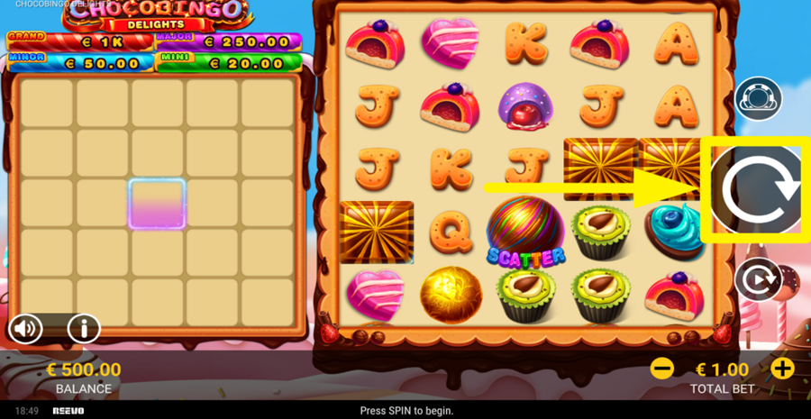 Chocobingo Delights Spin