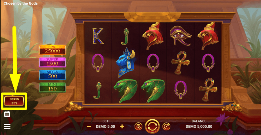 Chosen By The Gods Buy Feature